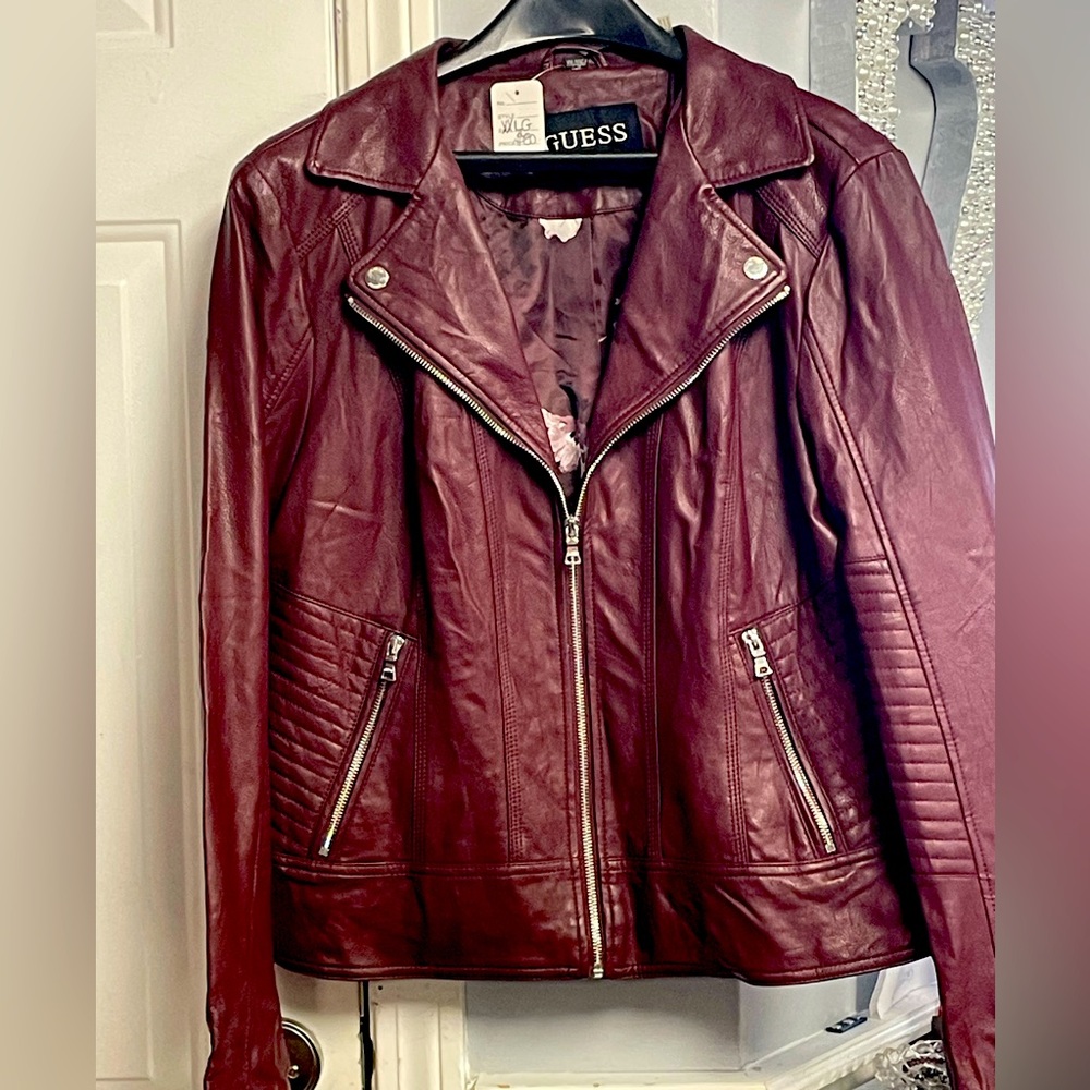 Guess Vegan Leather Jacket🔥